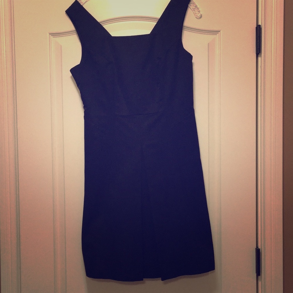 Black A-line dress with pockets!